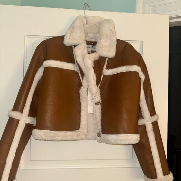 B. Coature size medium brown and white - Picture 1 of 3